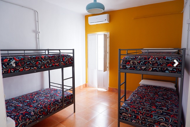 Dormitorio Mixto 4 camas. Sweet Sevilla Hostel